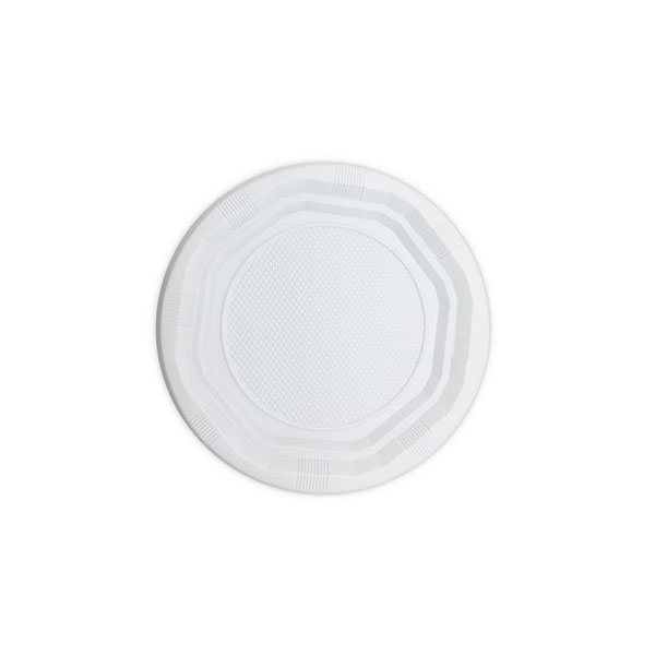 Imagen grande PLATO LLANO PS CREMA 20,5 CM REUTILIZABLE - PAQ.50