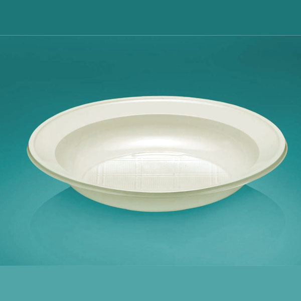 Imagen grande PLATO HONDO 20,5 CM REUTILIZABLE - PS CREMA. P-50