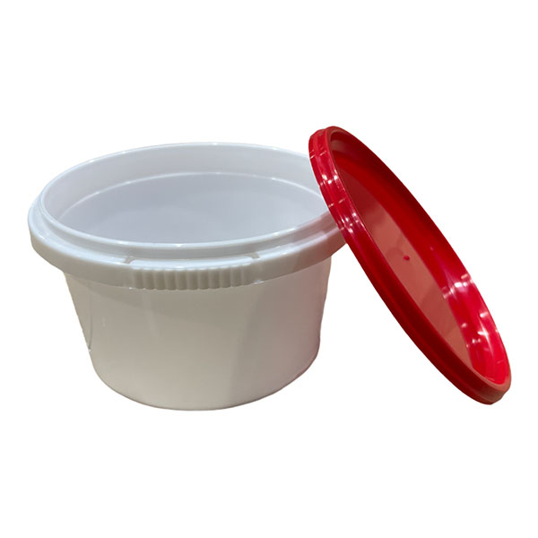 Imagen grande ENVASE PP BLANCO + TAPA ROJA SOBRASADA 235 CC.