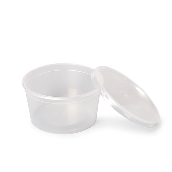 Imagen grande TARRINA REDONDA HERMETICA 500 CC. TRANSPARENTE