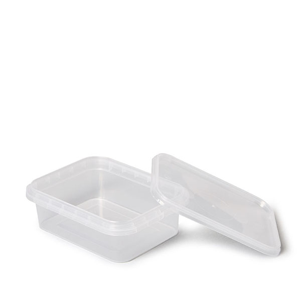 Imagen grande ENVASE RECTANGULAR PP TTE 280 CC. CIERRE SEGURIDAD