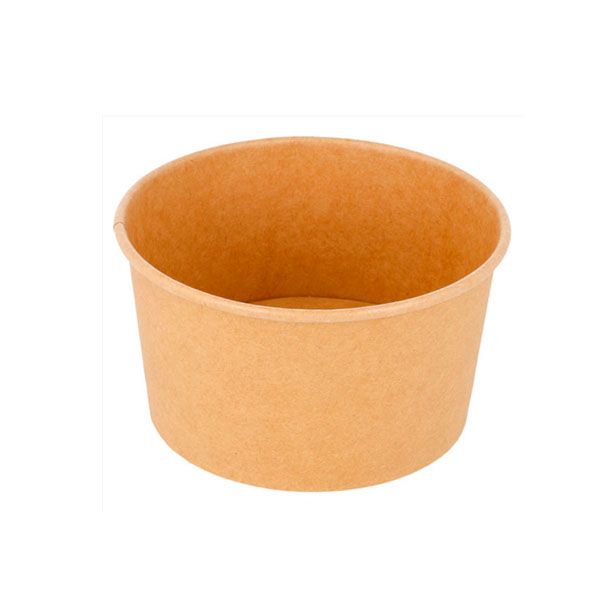 Imagen grande TARRINA HELADO CARTON KRAFT 240 ML - Ø9,4x5,5 CM