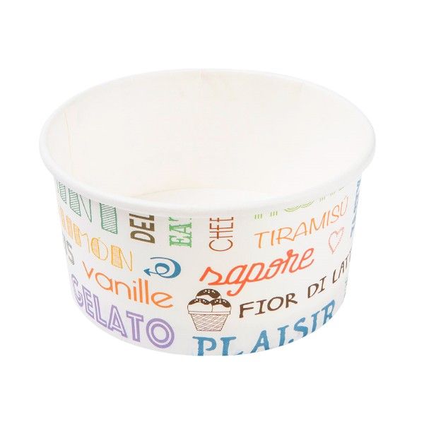 Imagen grande TARRINA HELADO CARTON PAROLE 180 ML - Ø8,7X5,2 CM