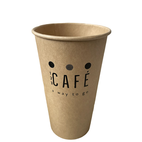 Imagen grande VASO CARTON KRAFT IMPRESO 16 OZ 480 ML