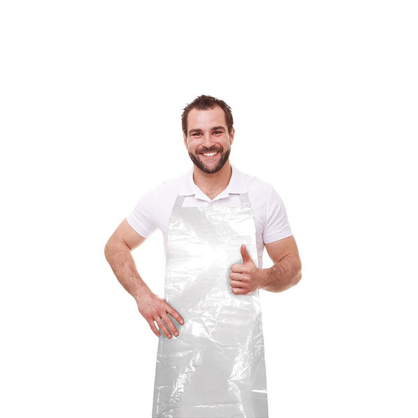 Imagen grande DELANTAL POLIETILENO BLANCO 76X120 G150 06/01/150