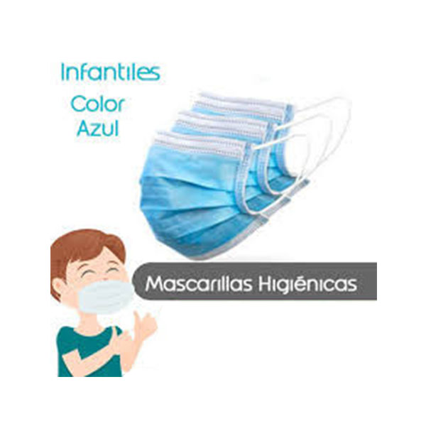 Imagen grande MASCARILLA HIGIENICA 3 CAPAS INFANTIL