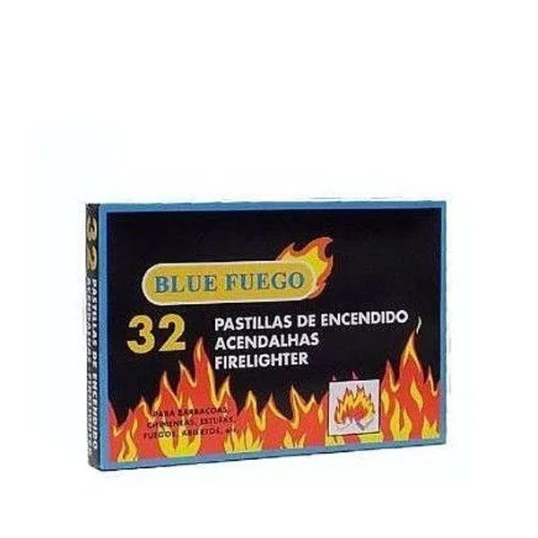 Imagen grande PASTILLAS DE ENCENDIDO FUEGO BLUE GAS - 32 UD